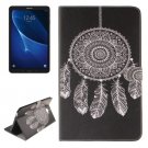 For Tab A 10.1/T580 Double side Windbell Leather Case with Holder, Card Slots & Wallet