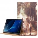 For Tab A 10.1 (2016) Harmonious Pattern Flip Leather Case with Holder