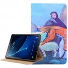 For Tab A 10.1 (2016) Lamb Pattern Flip Leather Case with Holder