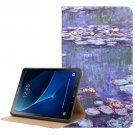 For Tab A 10.1 (2016) Lotus Pattern Flip Leather Case with Holder