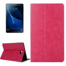 For Tab A 10.1 (2016) Magenta Cowhide Leather Case with Holder, Card Slots & Wallet