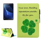 For Tab A 10.1/T580 Clove Smart Cover Leather Case with Holder, Card Slots & Wallet