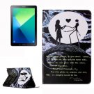 For Tab A 10.1/P580 Moon Couple Leather Case with Holder, Card Slots & Wallet