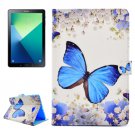 For Tab A 10.1/P580 Butterfly Pattern Flip Leather Case with Holder, Card Slots & Wallet