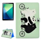 For Tab A 10.1/P580 Cute Bear Pattern Flip Leather Case with Holder, Card Slots & Wallet