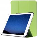 For Tab S2 9.7/T815 Green Custer Texture Leather Case with 3-Folding Holder