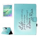 For Tab S2 9.7/T815 Dancing Flip Leather Case with Holder, Card Slots & Wallet
