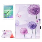 For Tab S2 9.7/T815 Dandelion Flip Leather Case with Holder, Card Slots & Wallet