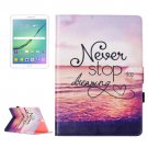 For Tab S2 9.7/T815 Dreaming Flip Leather Case with Holder, Card Slots & Wallet