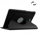 For Tab S2 8.0/T715 Black Litchi Texture Leather Case with 360° Rotating Holder