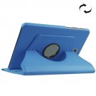 For Tab S2 8.0/T715 Blue Litchi Texture Leather Case with 360° Rotating Holder