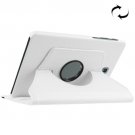 For Tab S2 8.0/T715 White Litchi Texture Leather Case with 360° Rotating Holder