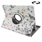 For Tab S2 8.0/T715 Butterflies Pattern Leather Case with 360° Rotation Holder