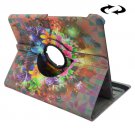 For Tab S2 8.0/T715 Blooming Pattern Leather Case with 360° Rotation Holder