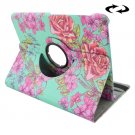 For Tab S2 8.0/T715 Chinese Rose Pattern Leather Case with 360° Rotation Holder