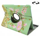 For Tab S2 8.0/T715 Magpie Pattern Leather Case with 360° Rotation Holder