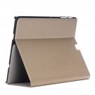 For Tab S2 8.0/T815 Gold Frosted Texture Leather Case with Holder