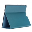For Tab S2 8.0/T815 Blue Frosted Texture Leather Case with Holder