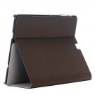 For Tab S2 8.0/T815 Brown Frosted Texture Leather Case with Holder