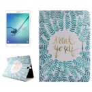 For Tab S2 8.0/T715 Olive Branch PC + PU Leather Case with Holder & Card Slots