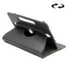 For Tab S2 8.0/T715 ENKAY Black Crazy Horse Leather Case with Rotating Holder