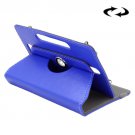 For Tab S2 8.0/T715 ENKAY Dark Blue Crazy Horse Leather Case with Rotating Holder