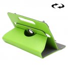 For Tab S2 8.0/T715 ENKAY Green Crazy Horse Leather Case with Rotating Holder