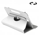 For Tab S2 8.0/T715 ENKAY White Crazy Horse Leather Case with Rotating Holder