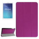 For Tab E 9.6 Purple Karst Texture Flip Leather Case with 3-folding Holder