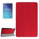 For Tab E 9.6 Red Karst Texture Flip Leather Case with 3-folding Holder