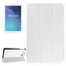 For Tab E 9.6 White Karst Texture Flip Leather Case with 3-folding Holder