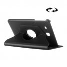 For Tab E 9.6 Black Litchi Texture Flip Leather Case with Multi-functional Holder