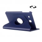 For Tab E 9.6 Dark Blue Litchi Texture Flip Leather Case with Multi-functional Holder