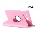 For Tab E 9.6 Pink Litchi Texture Flip Leather Case with Multi-functional Holder