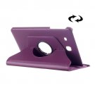 For Tab E 9.6 Purple Litchi Texture Flip Leather Case with Multi-functional Holder
