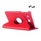 For Tab E 9.6 Red Litchi Texture Flip Leather Case with Multi-functional Holder