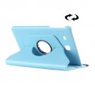 For Tab E 9.6 Baby Blue Litchi Texture Flip Leather Case with Multi-functional Holder