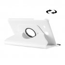 For Tab E 9.6 White Litchi Texture Flip Leather Case with Multi-functional Holder