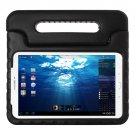 For Tab E 9.6 Black EVA Bumper Protective Case with Handle & Holder