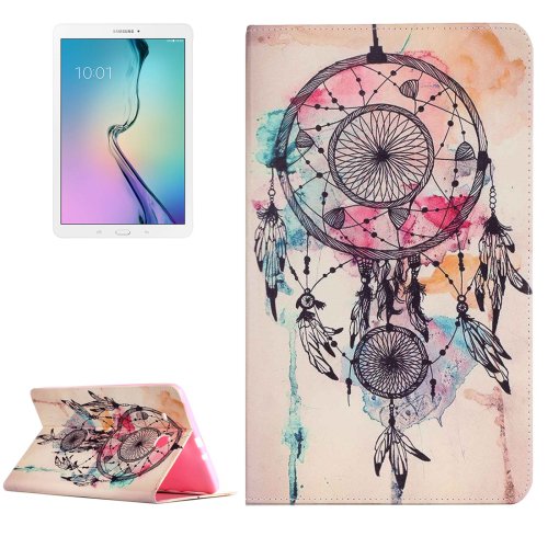 For Galaxy Tab E 9.6 Dream Catcher Pattern Flip Leather Case with Holder