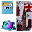 For Galaxy A5(2016) Big Ben Leather Case with Holder, Card Slots & Wallet