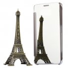 For Galaxy A5(2016) Silver Electroplating Mirror Horizontal Flip Leather Case