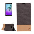 For Galaxy A5(2016) Brown PU + TPU Flip Leather Case with Holder & Card Slots