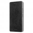 For Galaxy A5(2016) Black Mofi Crazy Horse Texture Flip Leather Case with Holder