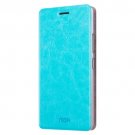 For Galaxy A5(2016) Blue Mofi Crazy Horse Texture Flip Leather Case with Holder