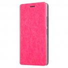 For Galaxy A5(2016) Magenta Mofi Crazy Horse Texture Flip Leather Case with Holder