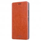 For Galaxy A5(2016) Brown Mofi Crazy Horse Texture Flip Leather Case with Holder
