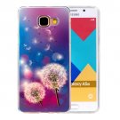 For Galaxy A5(2016) Dandelions Pattern Blu-ray Soft TPU Protective Case