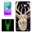 For Galaxy A5(2016) Noctilucent Deer Pattern IMD Soft TPU Back Cover Case