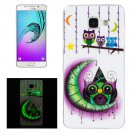 For Galaxy A5(2016) Noctilucent Owls Pattern IMD Soft TPU Back Cover Case